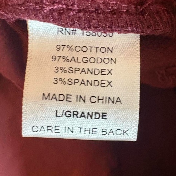 May Berries burgundy corduroy overall dress - Picture 5 of 6